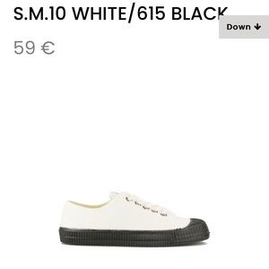 Novesta Slovakian shoes black+white